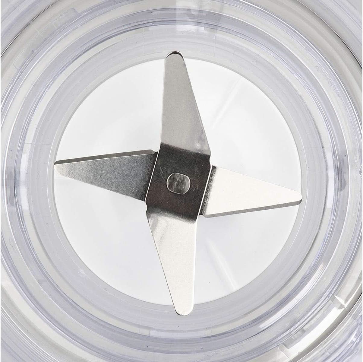 Girmi FR46 Mélangeur électrique, 1,5 litre, 2 vitesses avec fonction impulsion, 4 plaques de cuisson, plateau de mesure, balance avec balance, système de sécurité, blanc/rouge Kitchen Naty Shop