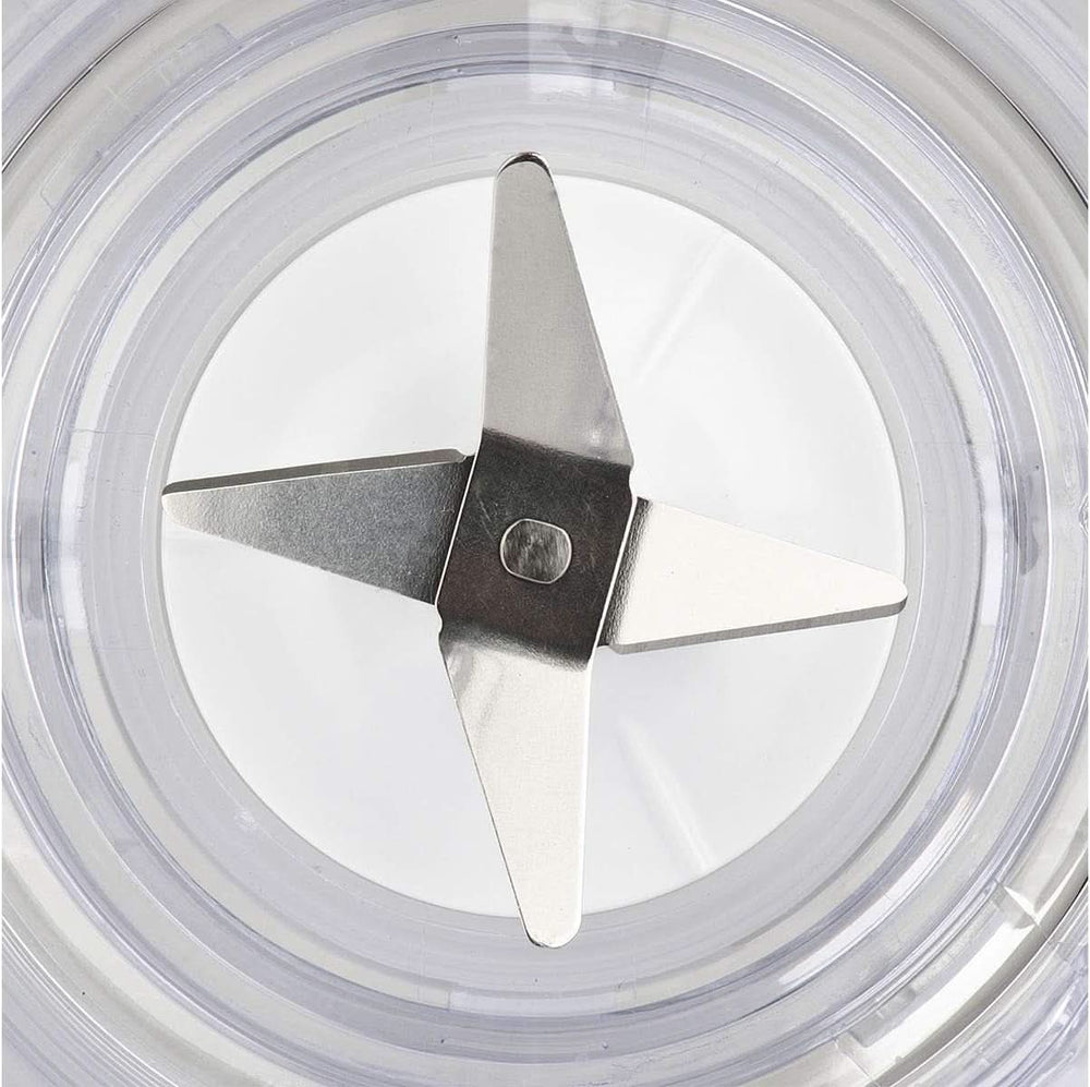 Girmi FR46 Mélangeur électrique, 1,5 litre, 2 vitesses avec fonction impulsion, 4 plaques de cuisson, plateau de mesure, balance avec balance, système de sécurité, blanc/rouge Kitchen Naty Shop