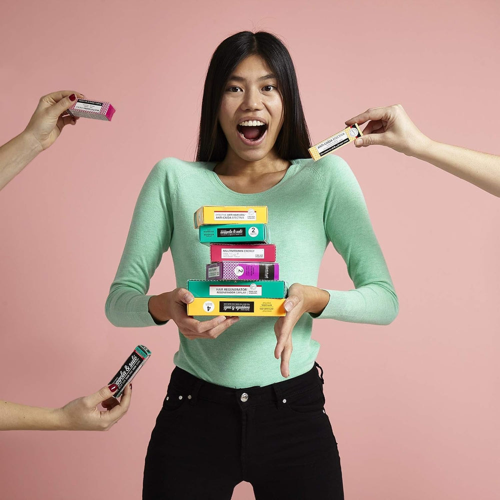 Ampoules de revitalisant capillaire Nuggela & Sulé, augmente la densité et la force des cheveux Soin capillaire Nuggela