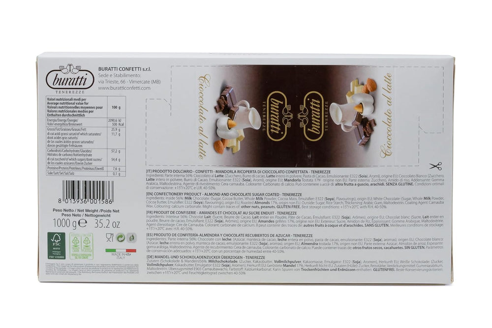 Amandes recouvertes de chocolat blanc Tenerezze, 1 pièce