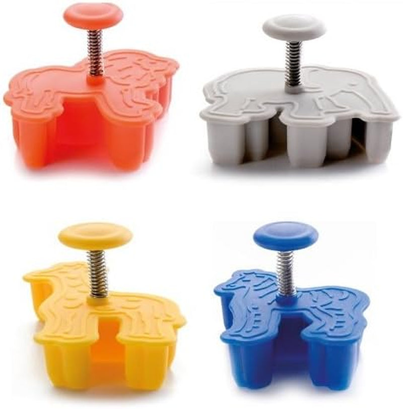 734700 Cisailles Safari avec éjecteur, 4 pcs