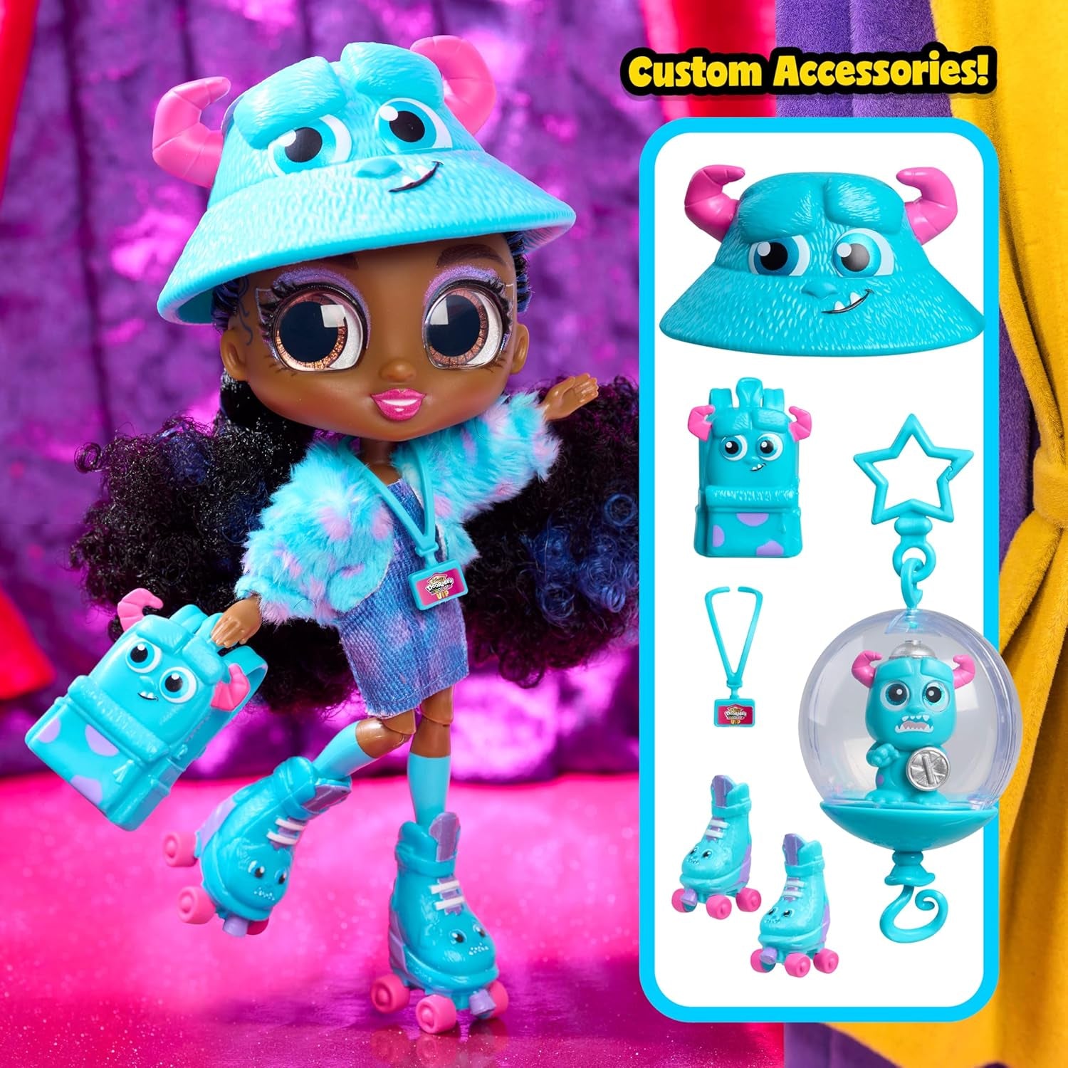 Disney Doorables Adoorbs Serie 2 Sammlerpuppen mit Zubehör, 14cm, Fashion-Puppe, Spielzeug ab 5, Just Play