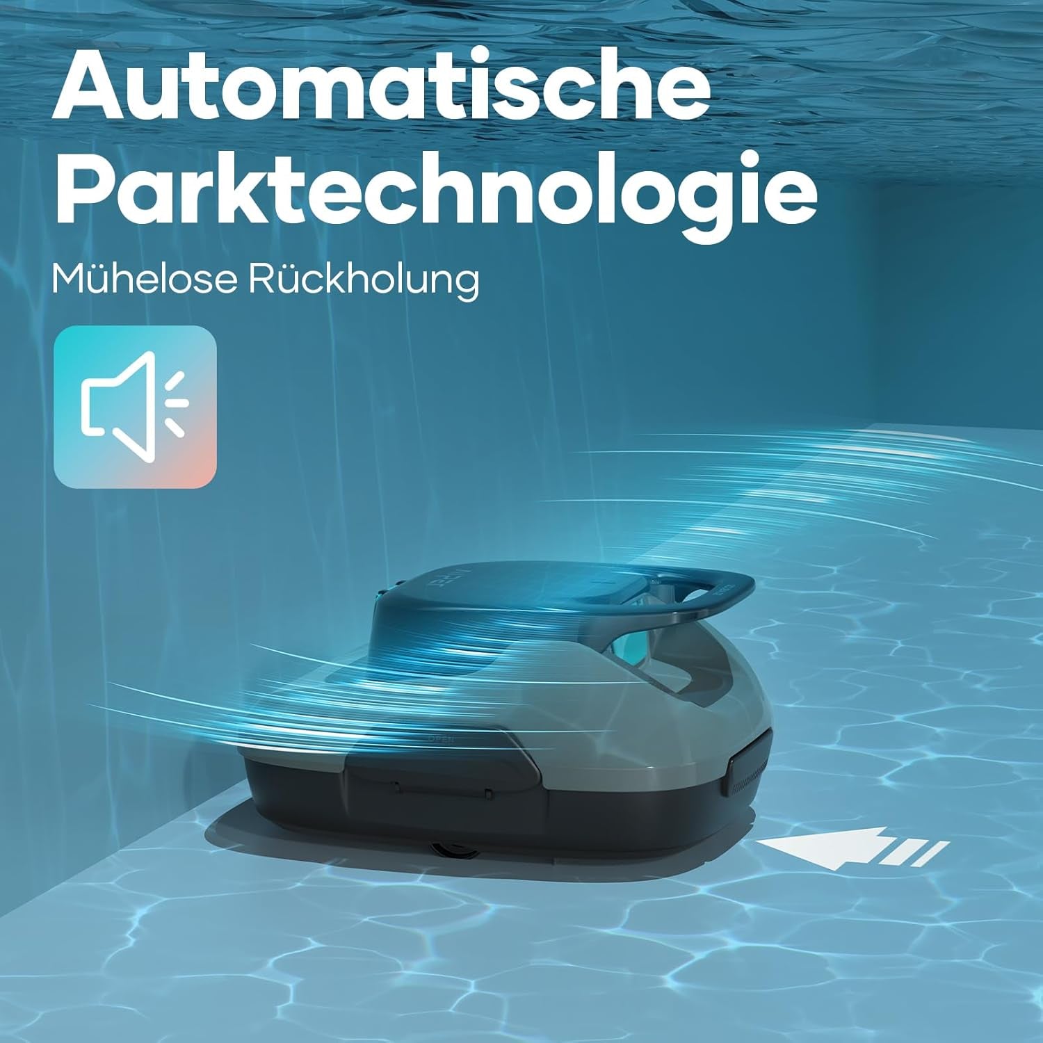AIPER Scuba SE Robot de piscine, nettoyeur de piscine sans fil avec batterie, temps de nettoyage de 90 minutes, nettoyage automatique avec fonction d'auto-stationnement, nettoyeur de piscine léger, idéal pour les piscines à fond plat