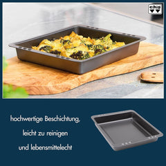 Chg Backform, ILAG Special 2-Schicht Antihaftbeschichtung, Sonstige, Jewells Ca. 28,5 X 23 X 4 Cm, 9878-41, Bijoux Ca. 28,5 X 23,0 X 4,0 Cm Moules et plateaux de cuisson Naty Shop