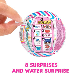 Mdr Surprise ! World Travel Tots - Poupée mannequin avec 8 surprises - Message secret, mode, accessoires et plus - Assortiment aléatoire à collectionner - Cadeau pour les enfants de 4 ans et plus