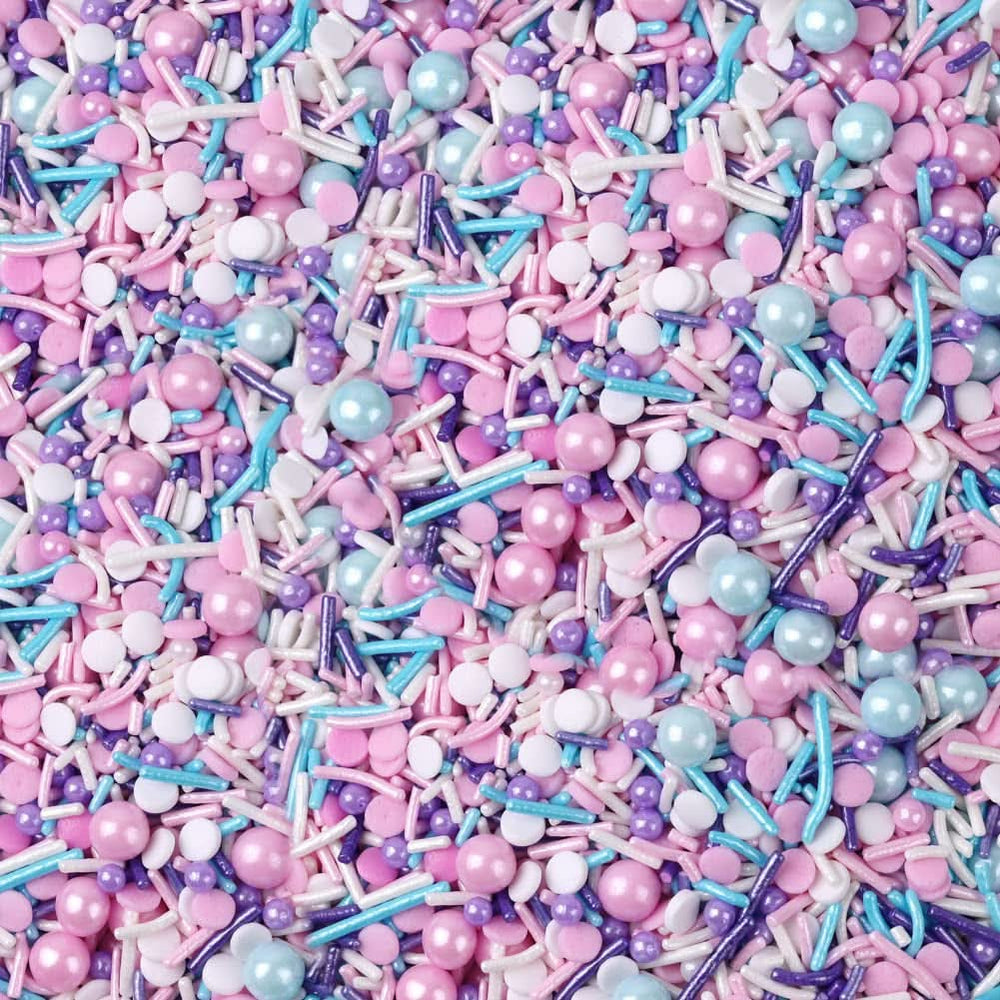 Sprinkles sur le thème de Noël, 100 grammes Sprinkles Naty Shop Violet