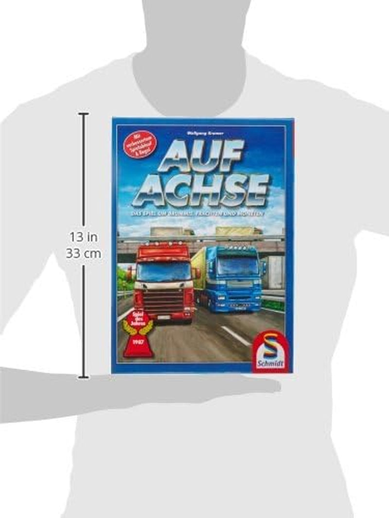 Schmidt Spiele 49090 - Sur la route, jeu de l'année 1987, bleu