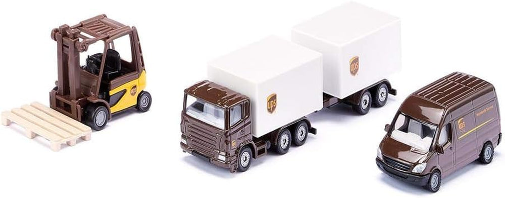 siku 6329, Geschenkset Straßenbau, Muldenkipper, Liebherr Radlader, Straßenwalze, Bewegliche Teile, Inkl. Granulé