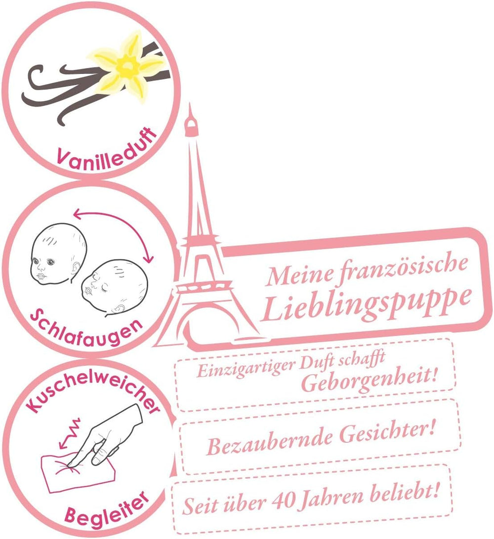 Corolle 9000200070 - MaCorolle, Prune, poupée française au parfum talisman et vanille