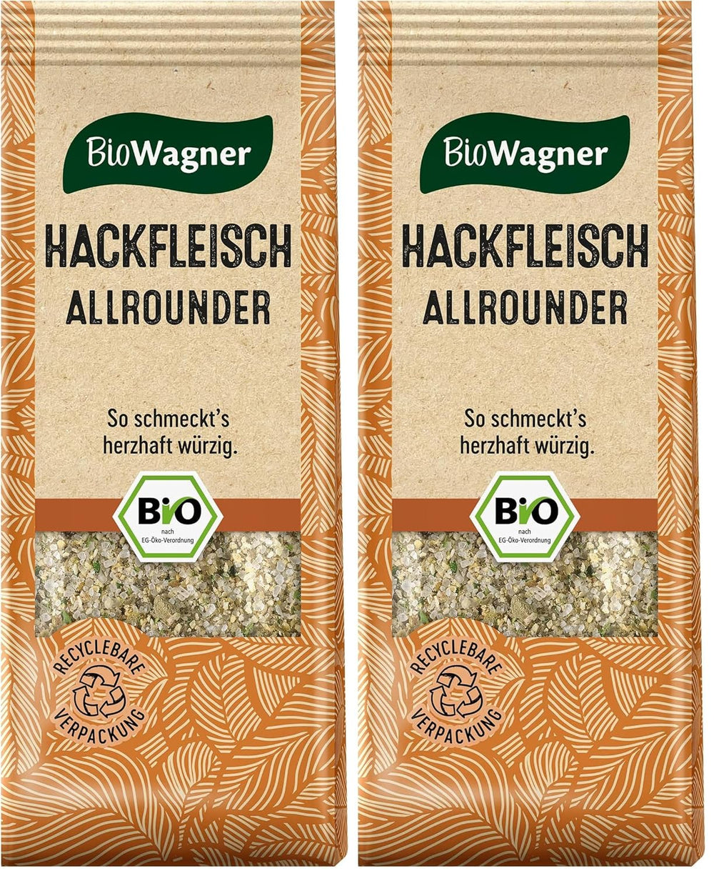 BioWagner - Bio Ras el Hanout, Gewürzmischung für orientalische and arabische Gerichte, idéal pour le couscous, tajine ou houmous, naturbelassene Bio-Zutaten, emballage recyclable, 50 g