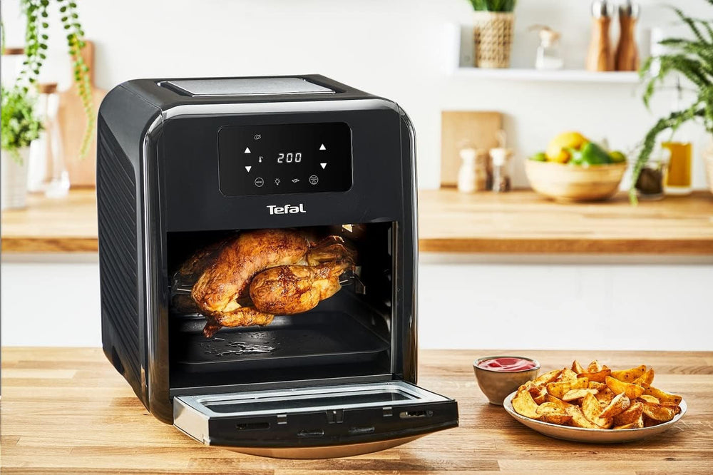 Tefal Easy Fry Oven & Grill Friteuse à air chaud 9 en 1, 11 L Pour 6 portions, 7 accessoires, 8 programmes, recettes en ligne Électroménager Naty Shop