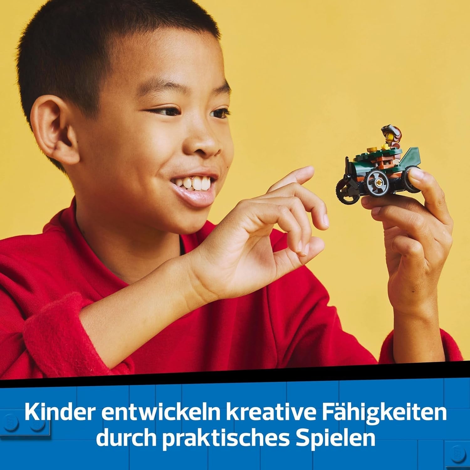 LEGO City Flugzeug vs. Krankenhausbett Rennwagen Set - Seifenkisten Spielzeug für Jungen und Mädchen ab 5 Jahren - Bauset mit 2 Minifiguren - Geschenk zum Geburtstag & für die Feiertage 60459