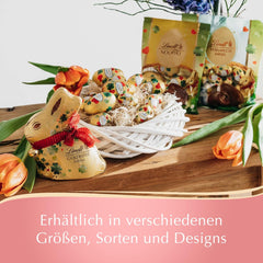 Lindt Chocolat Or Lapin Lucky Charm Edition | 100g | Chocolat au lait doré avec motif porte-bonheur de Pâques | Chocolat de Pâques | Cadeau de chocolat | Lapin au chocolat | Lapin de Pâques