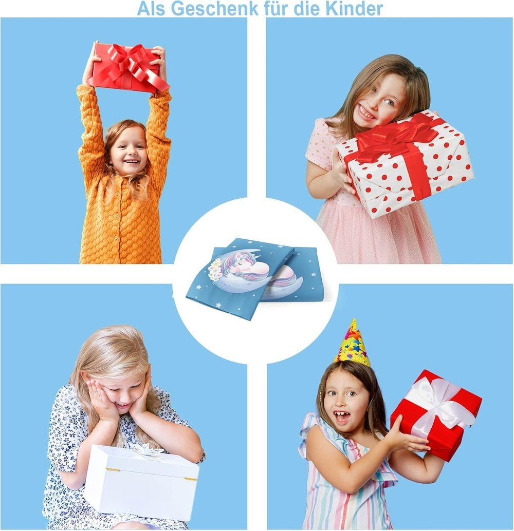 Linge de lit enfant Licorne Soft, microfibre Linge de lit - enfant Naty Shop