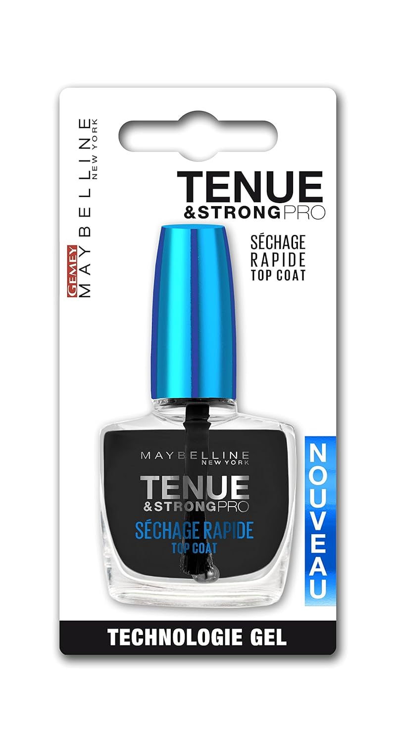 Vernis à ongles Maybelline New York, top coat longue durée à séchage rapide