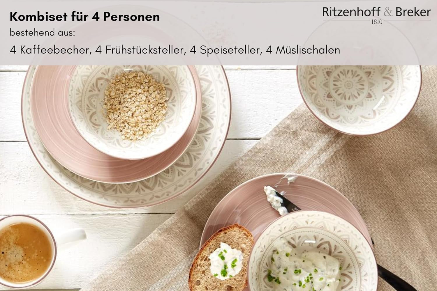 Service de table Ritzenhoff & Breker Valencia, composé de 16 pièces