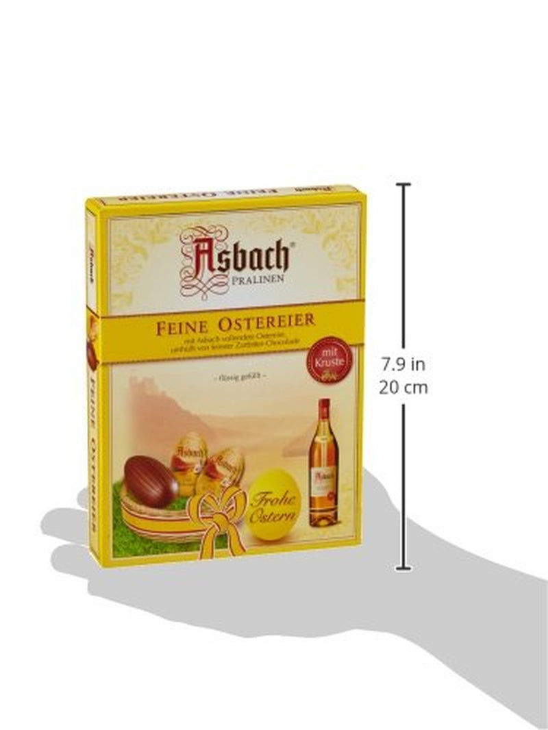 Asbach Oeufs en Chocolat avec Croûte 150g Paquet de 2 (2 x 150g)
