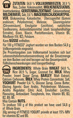 Nestlé Fitness Céréales de petit-déjeuner à grains entiers au yaourt avec saveur partielle de yaourt 1 paquet (1 x 350 g)