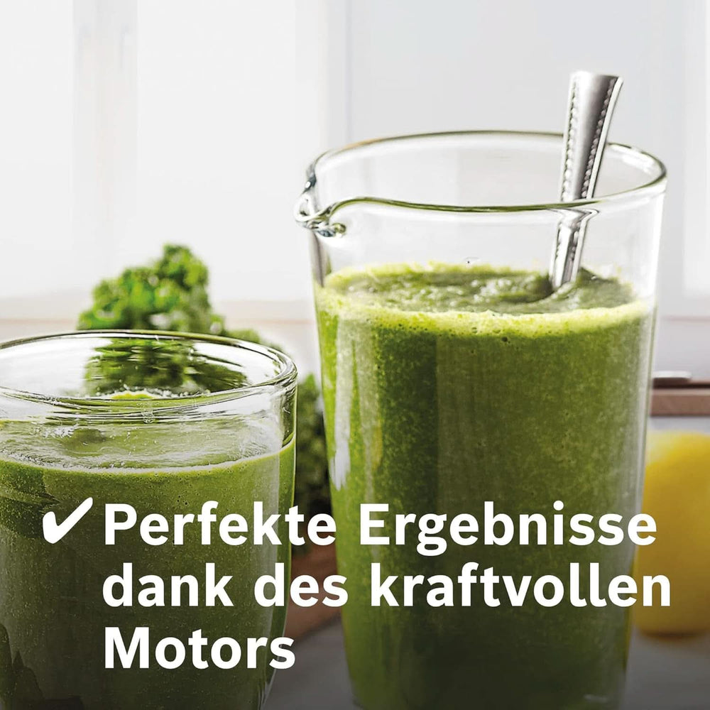 Bosch Batteur sur socle Vitaboost MMBH6P6BDE, 6-Klingen-Edelstahlmesser, 2.5L Tritan-Mixbehälter, Stopfer, 6 Automatikprogramme, Rezeptbuch, Bpa-Frei, Einfache Reinigung, 45 000 U/Min, 1600 W, Schwarz Bucatarie Naty Shop