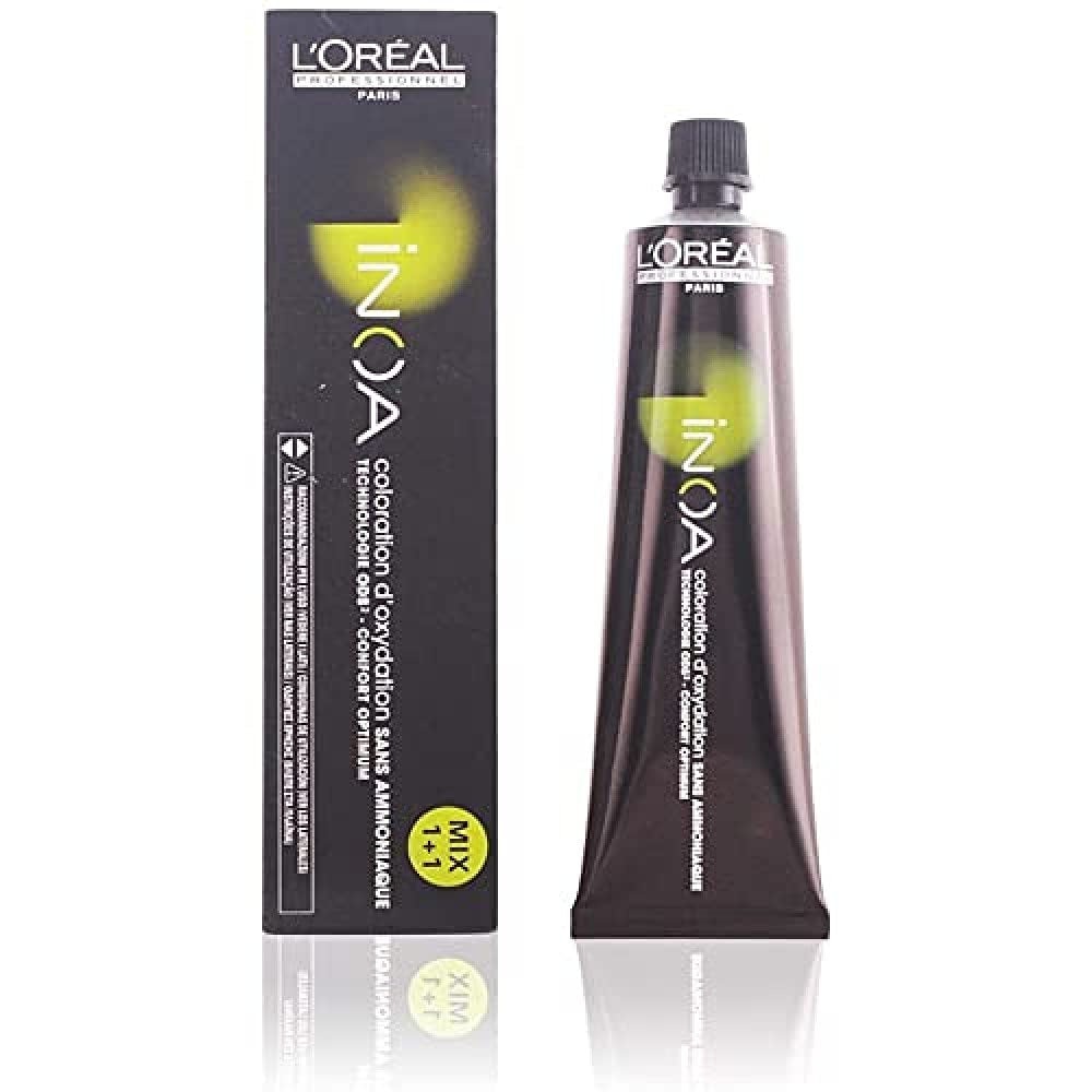 L'Oréal Professionnel INOA Colorație oxidativă fără amoniac 4 maro mediu, 1 pachet, (1x 60 ml)