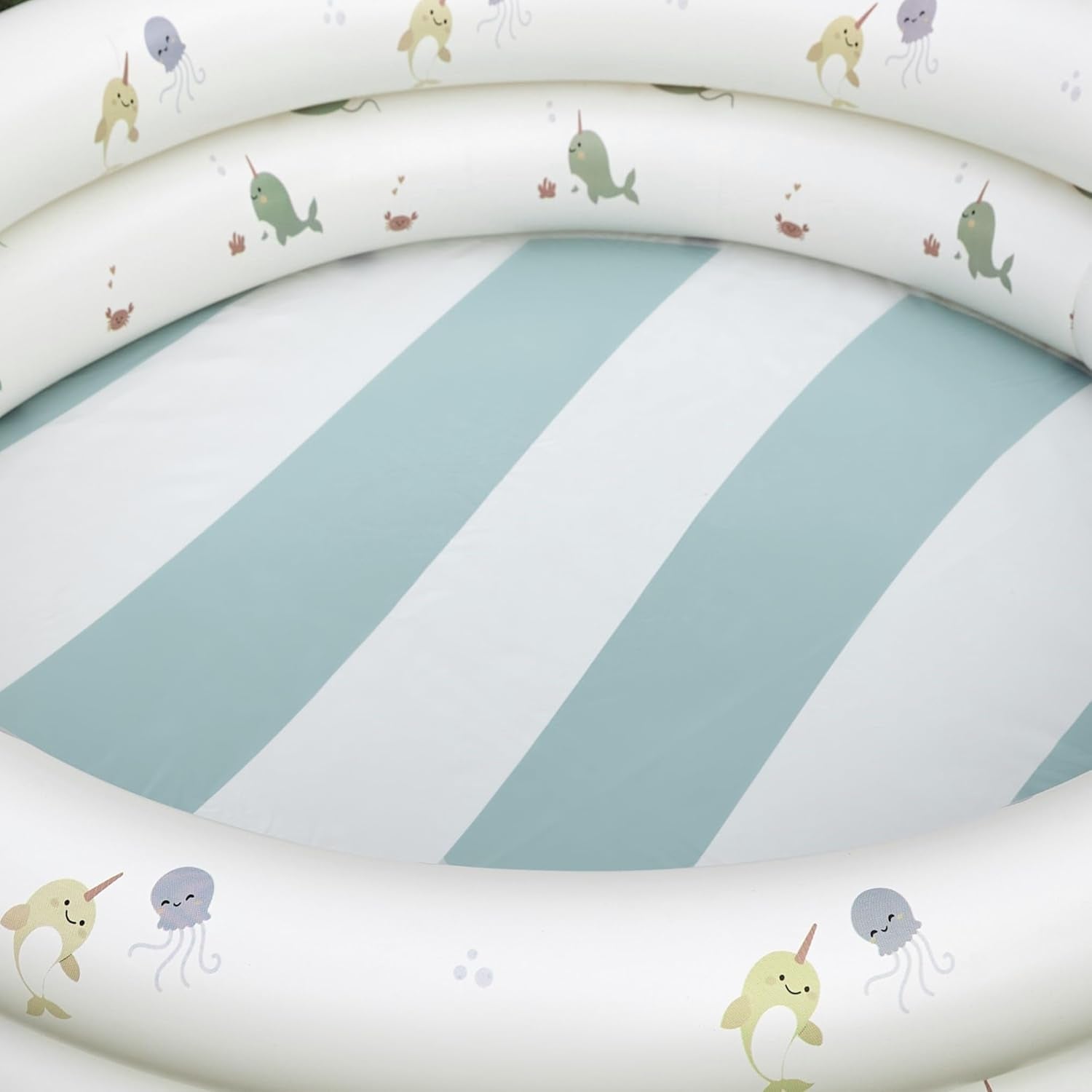 Miniland - Piscine Bébé Gonflable 100cm, Piscine Bébé Ronde Compacte et Sécurisée