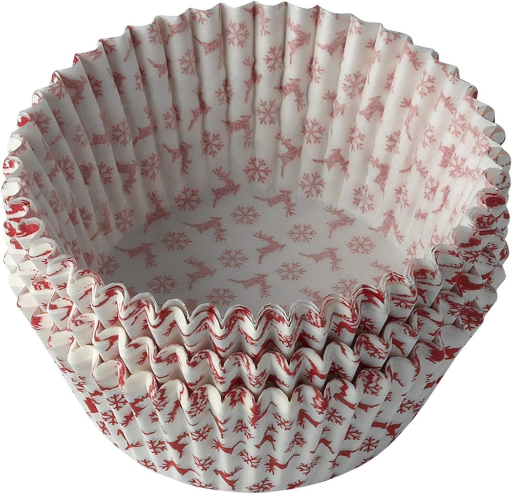 Original Kaiser Inspiration Muffinform-Set 2-Teilig, Muffinblech Mit Xmas Papierbackförmchen Für 12 Muffins, 38 X 27 Cm, Cupcake Form Antihaftbeschichte, Schwarz Moules et plaques à pâtisserie Naty Shop