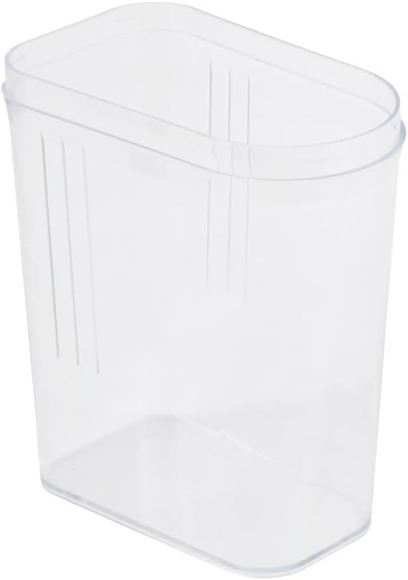 boîte verseuse keeeper pour produits secs, couvercle doseur réglable en continu, plastique, 500 ml, 8 x 4,5 x 15 cm, Paola, blanc Boîtes de conservation alimentaire Naty Shop