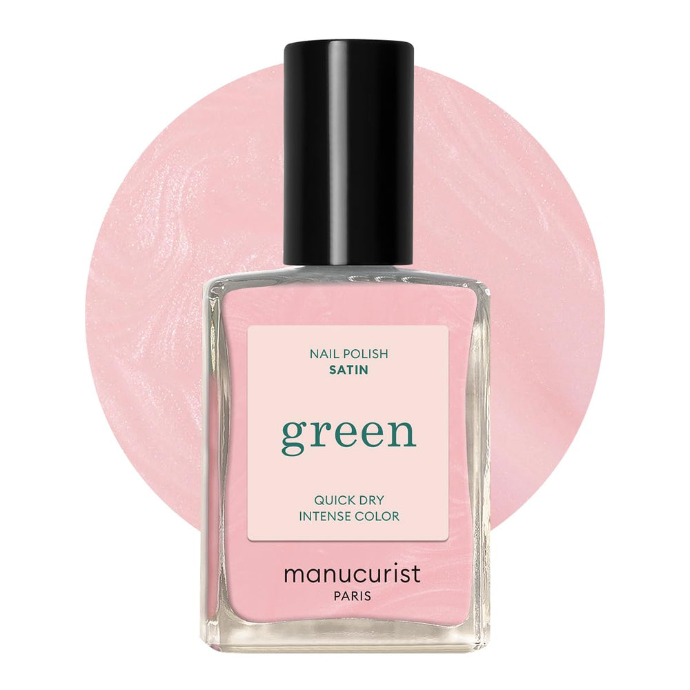 Manucurist Green - Vernis à ongles Rosy Beige Shell Beige - Vernis à ongles à séchage rapide - Ongles DIY - Vegan 12-Free - À base de plantes - Vernis à ongles - Fabriqué en France