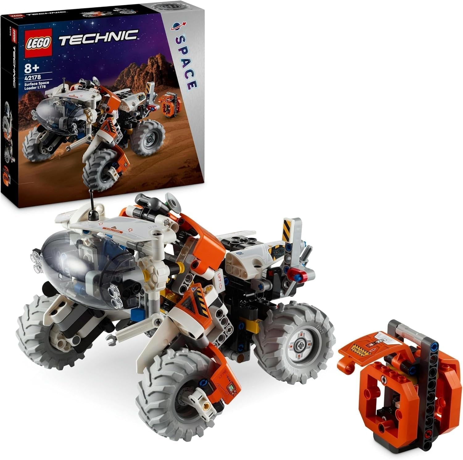 Véhicule de transport spatial LEGO Technic LT78, ensemble de construction spatiale pour voyages d'exploration et aventures spatiales, expérience de jeu imaginative pour garçons et filles, cadeau pour les enfants de plus de 8 ans 42178 Ensembles de construction Besuche den LEGO-Store Single