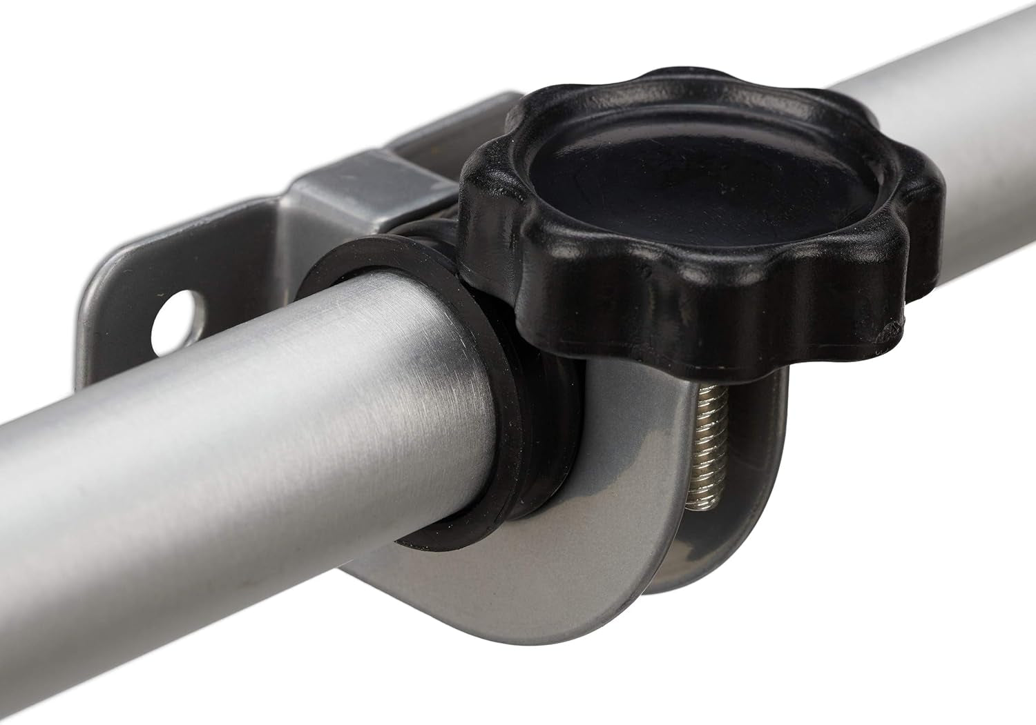 Relaxdays Rolă metalică pentru furtun, înfășurare furtun goală, oțel inoxidabil și aluminiu, montare pe podea și perete, 30,5x45x36,5 cm, argintiu