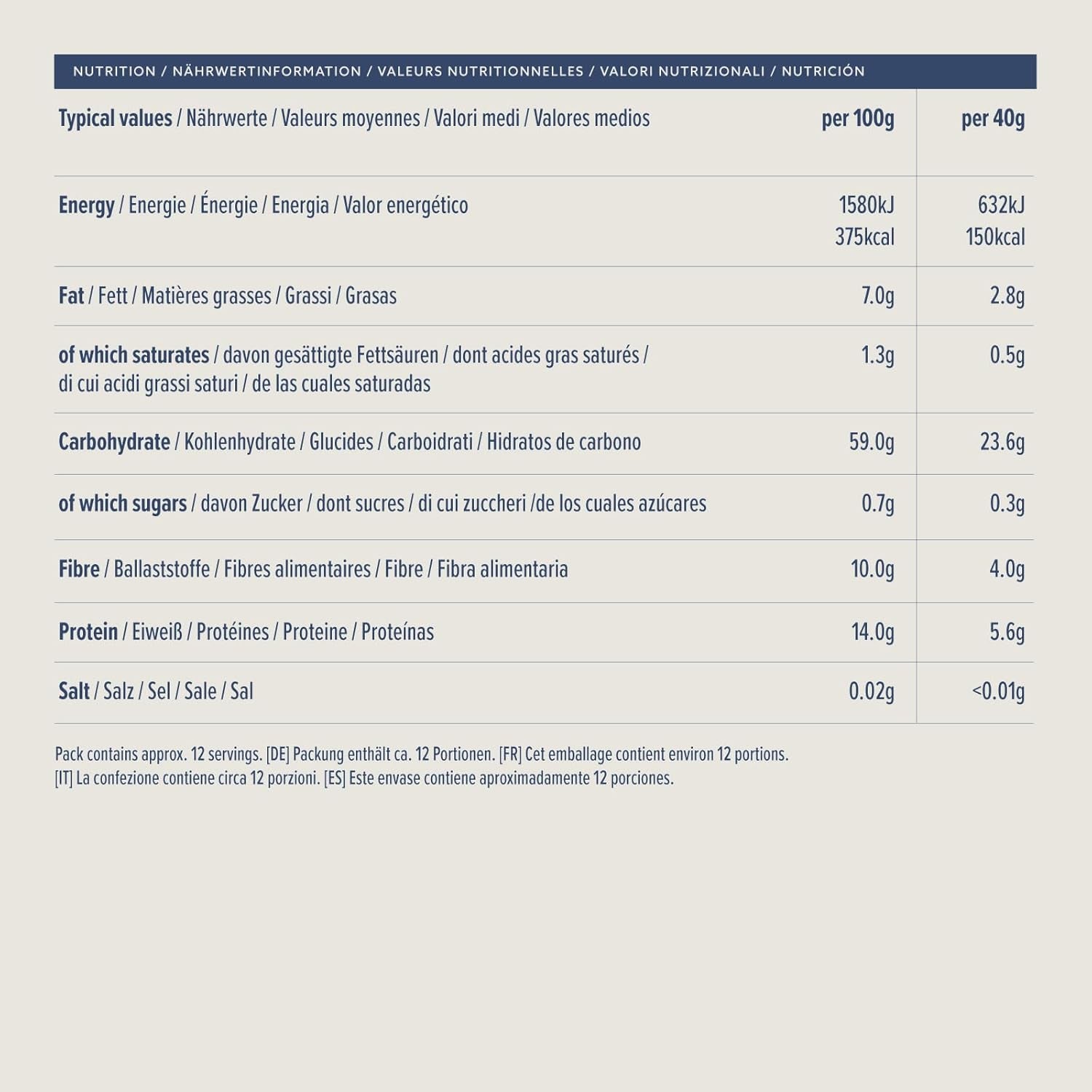 Gruau délicat d'Amazon, 500 g