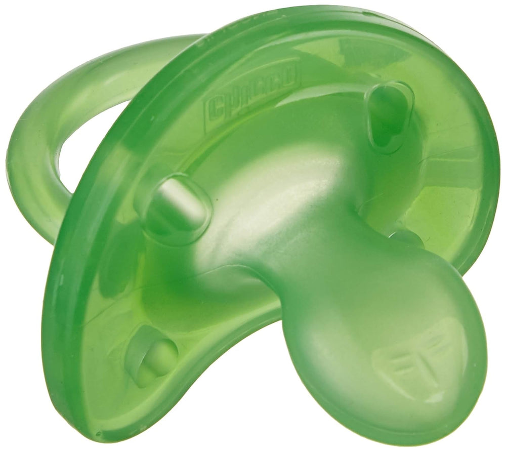 Chicco Sucette « Physio Soft », 12 mois+, Silicone, 1 pièce, couleurs assorties
