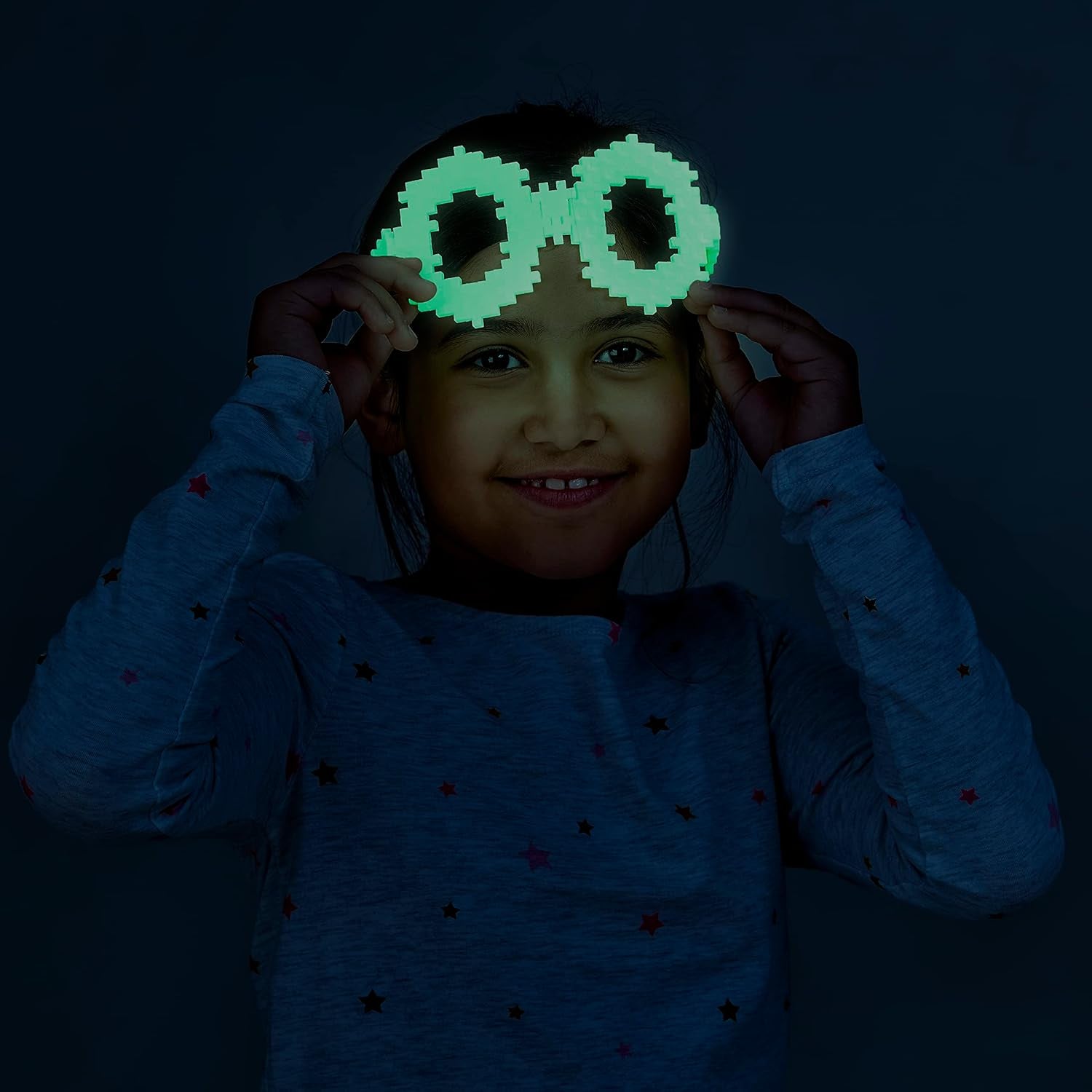 Plus-Plus 500 Kreativ Bausteine ​​​​Nachtleuchtend, Glow