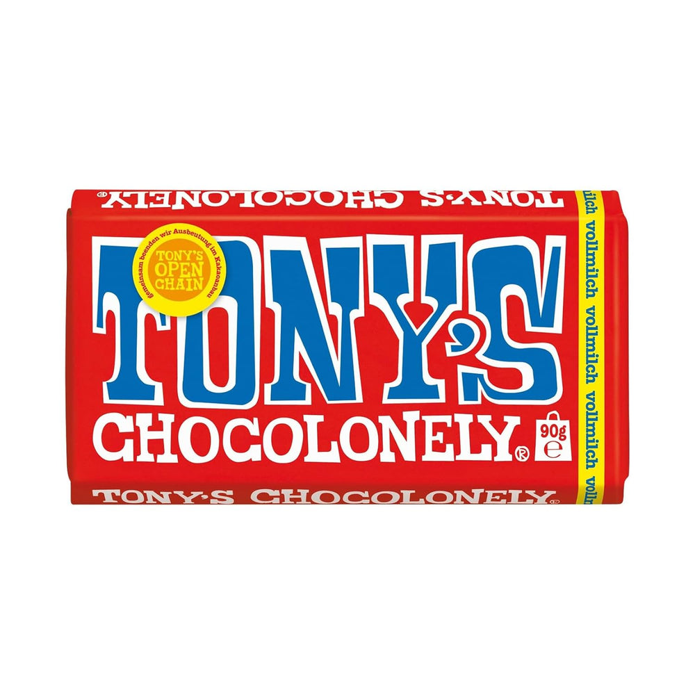 Tony's Chocolonely - Chocolat noir aux amandes et sel marin 90g