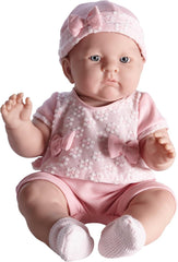 JC Toys Attribut non applicable au produit Lily In Pretty Realistic Doll Babypuppe, Hellrosa, 45,7 cm