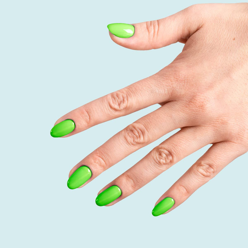 Vernis à Ongles UV Semilac Hybrid 447 Loco Lime 7ml Collection Neonz