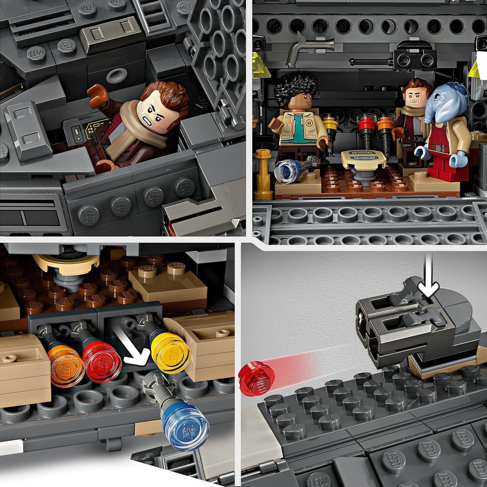 LEGO Star Wars : Skeleton Crew Onyx Cinder, vaisseau spatial à construire et à collectionner pour garçons et filles avec 5 personnages, idée cadeau pour les fans à partir de 10 ans 75374 Jeux de construction Besuche den LEGO-Store