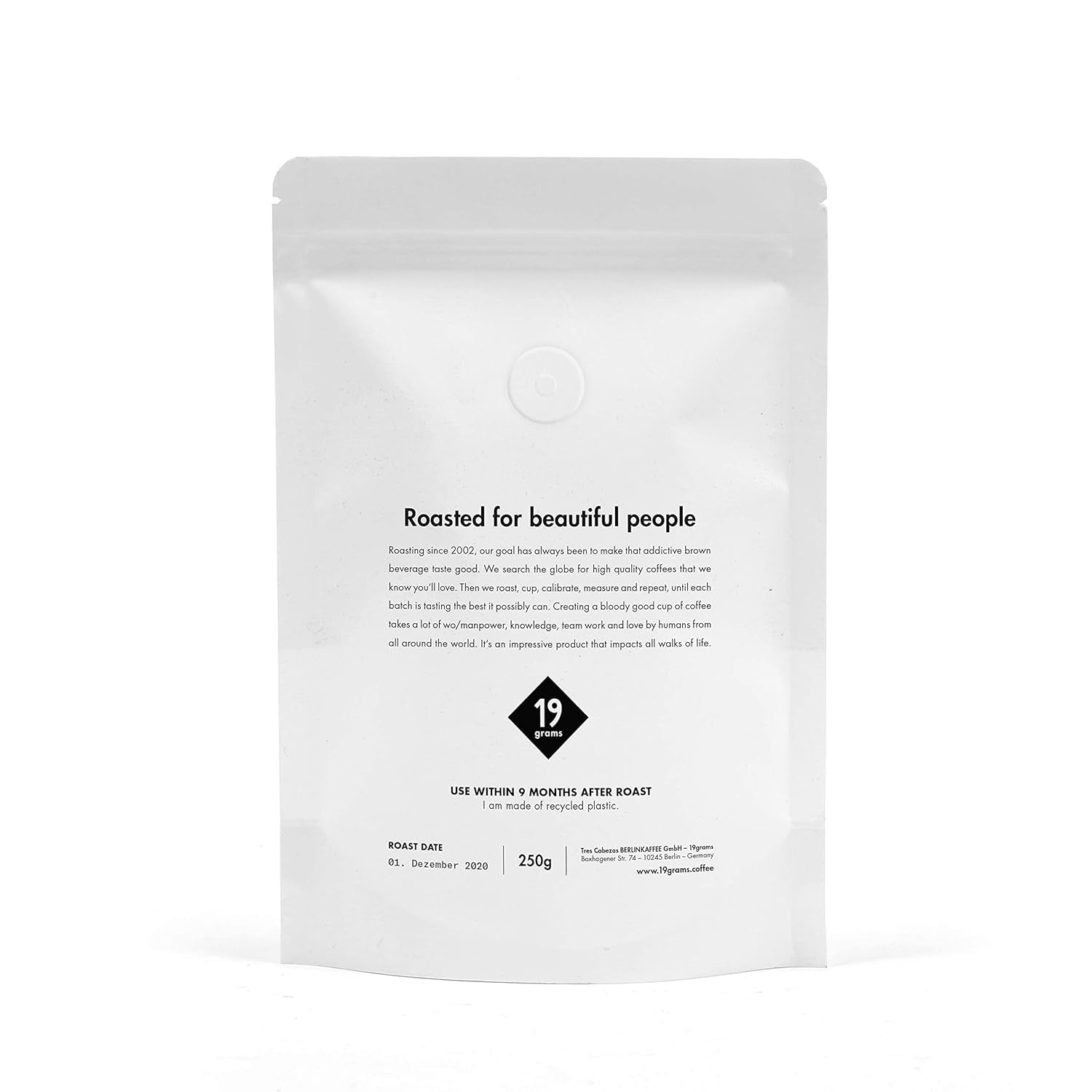 Expresso sauvage au cœur | 250g Oie de Bohnen équitable et durable | frisch geröstet | Cafés à café 100 % Arabica | café de spécialité | 19 grammes de Kaffeerösterei