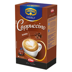 Capsules de café KRÜGER Cappuccino Schoko, compatibles avec K-fee et ALDI EXPRESSI* Kapselmaschinen, café instantané aromatisé, 96 capsules