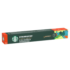 STARBUCKS Colombie d'origine unique par Nespresso, Mittlere Röstung, Kaffeekapseln 10 x 10 (100 Kapseln)