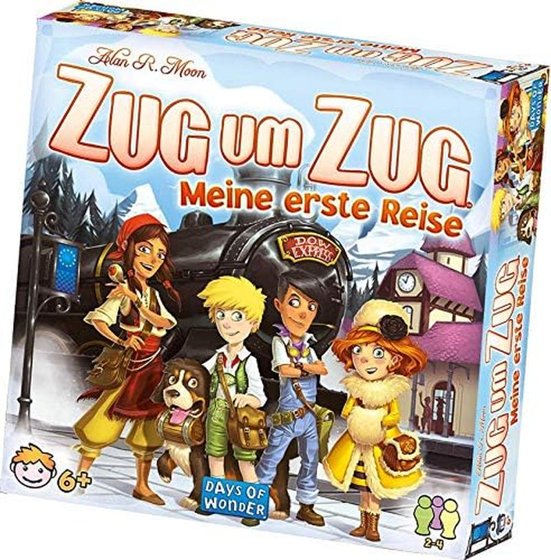 Days of Wonder, Ticket to Travel - My First Trip, Jeu pour enfants, Jeu de société, 2-4 joueurs, 6 ans et plus, 20+ minutes, Allemand