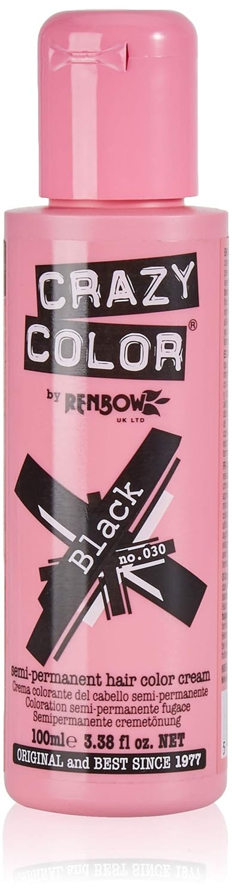 GO TOXIC UV cremă semipermanentă pentru colorarea părului, 100 ml (1 pachet) Vopsea pentru par Naty Shop 30 Negru 100 Ml (1 pachet)