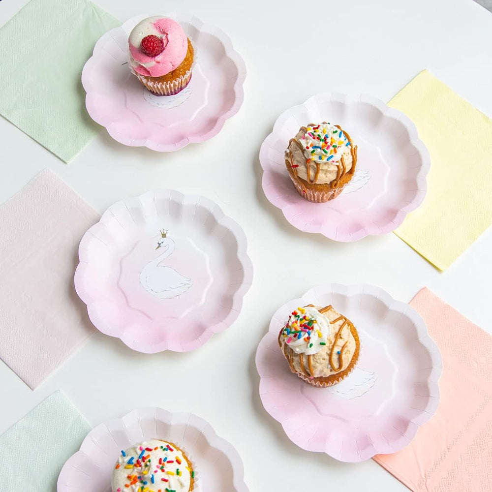 Talking Tables Serviettes pastel mignonnes | Serviettes souples jetables recyclables de haute qualité, pour enfants, fête d'anniversaire, réception-cadeau pour bébé, enterrement de vie de jeune fille, pique-nique, vaisselle de découpage