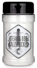 Ankerkraut Steak & BBQ Salzflocken, zum verfeirnern von Steaks, Salaten ou auch Süßspeisen, 190g im Streuer