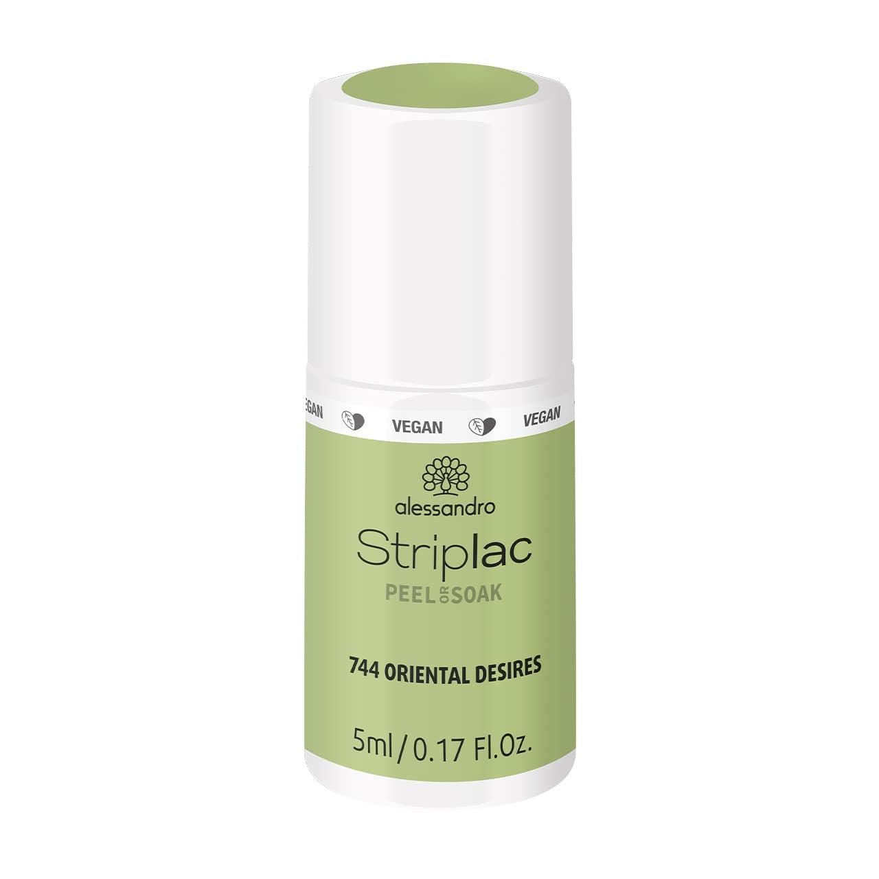 alessandro Striplac UV-Nagellack Flat White – Facile et facile à utiliser – Application facile grâce à la technologie Peel-Off – Vegan et sans alcool – 8 ml