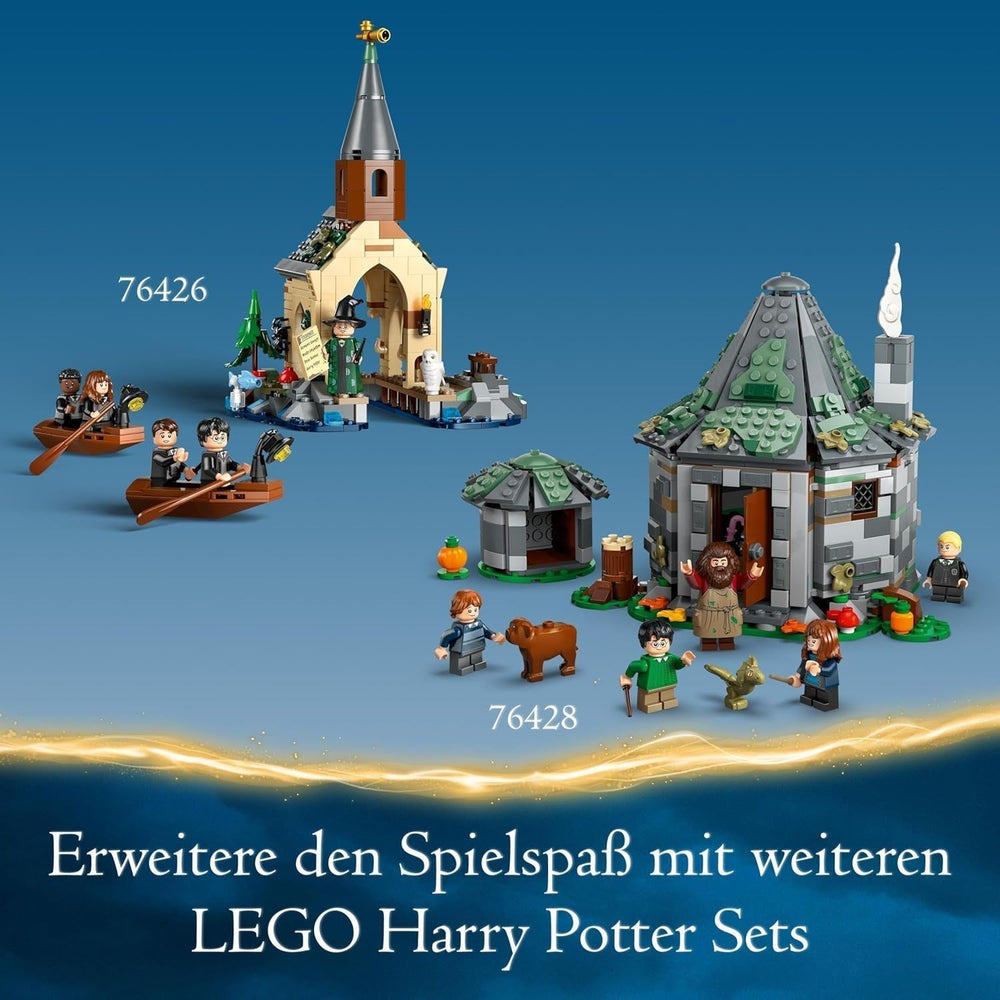LEGO Harry Potter La volière au château de Poudlard, ensemble d'aventure avec animaux jouets et 3 mini figurines, jouet de film pour enfants, cadeau pour filles, garçons et tous les fans à partir de 8 ans 76430 Jeux de construction Besuche den LEGO-Store