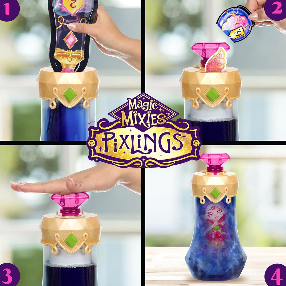 Pixlings Puppe Faye im REH-Look: Magische Enthüllung der wunderschönen, detailreichen 16,5 cm großen Pixlings-Puppe in Einer Zaubertrank-Flasche