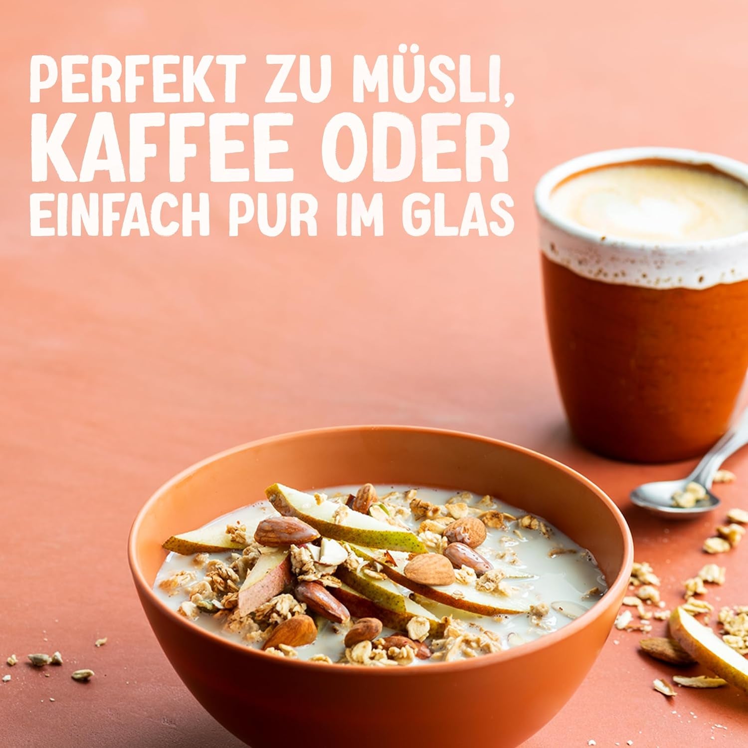 Alpro Haferdrink ohne Zucker – Milchalternative auf Haferbasis – Vegan et sans lactose – Riche en substances de ballast, calcium et vitamines – 8 x 1 L