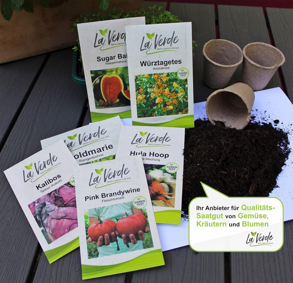 La Verde MEIN GARTEN UND ICH. Gold Rush Zucchini Samen Für Ca. 8–10 Pflanzen, Fruchtgemüse, Saftig Und Aromatisch, Saatgut Ohne Gentechnik