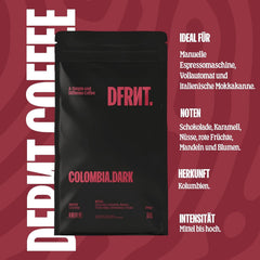 . Colombia Dark 2 x 250 g – Spezialitätenkaffee in Bohnen (86,75 SCA Punkte) – 100% Arabica – Noten von Schokolade und Karamell – Idealer Espresso – Dunkle Röstung – Frisch geröstet in Spanien